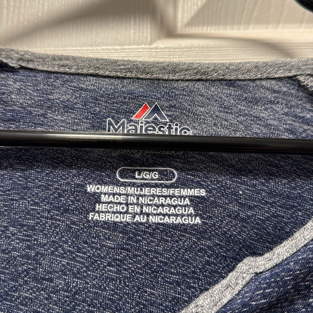 Chicago Bears shirt women Large by Majestic - Picture 3 of 6